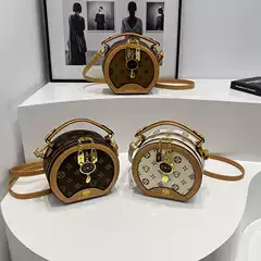 Cross-Border Wholesale Trendy Small Handbags for Women 2026 Autumn New Style Fashionable Round Handbag Shoulder Crossbody Bag