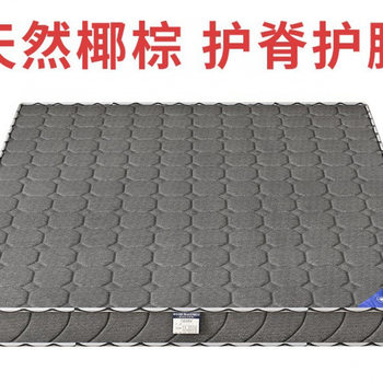 Natural Coconut Palm Mattress 1.5m Kidsren's Environmentally Friendly Spine Palm Hard Mattress Rental House Stackable Tatami Latex Mattress