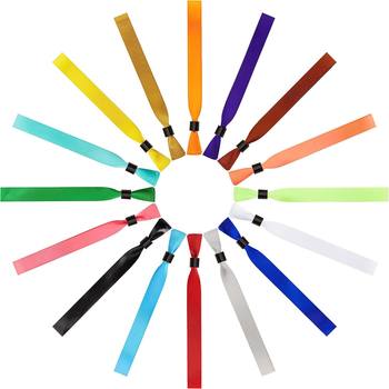 Activity wristband disposable Ribbon Bracelet concert polyester bracelet printed logo wristband party wrist rope