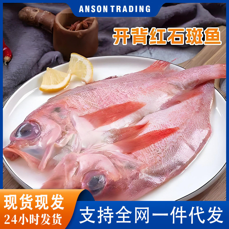 Open Back Red Fish, Red Grouper, Fresh Frozen Large Red Fish, Gutted Seafood, Aquatic Products, Fresh Big-Eyed Fish, Pickled