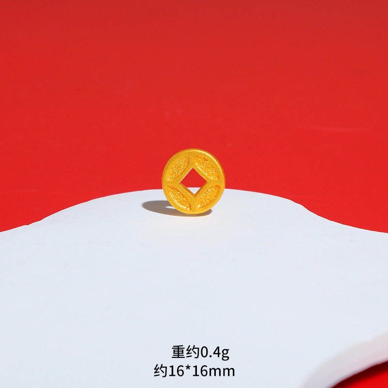 新年大小金元宝发财灯笼树脂奶油胶diy饰品配件桌面车载装饰摆件