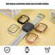 Applicable to Apple watch watch case drop-resistant PC oil injection tempered film integrated iWatch s8 protective case
