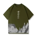 80467-naruto six talisman-short sleeve-military green