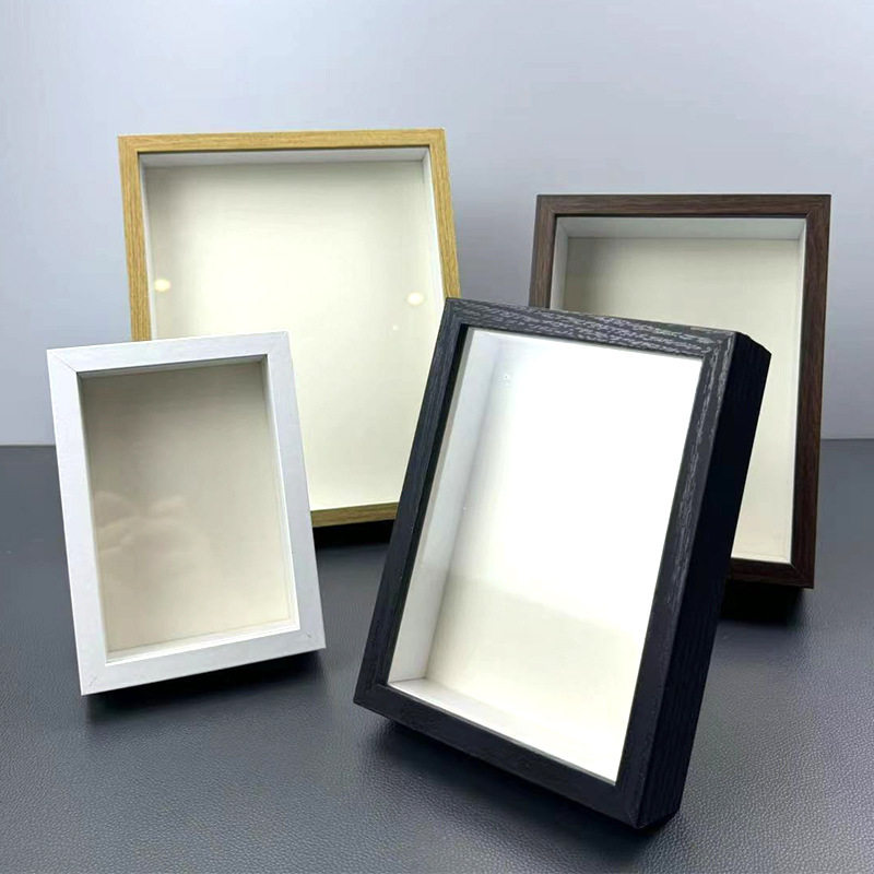 Three-Dimensional Hollow Photo Frame Handmade Dried Flower Specimen Table Hanging Wall DIY Creative Butterfly Light Picture Frame 678inch Wholesale