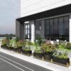 Outdoor Wrought Iron Flower Box Combination Commercial Street Partition Flower Trough Courtyard Movable Flower Bed Terrace Outdoor Flower Pond