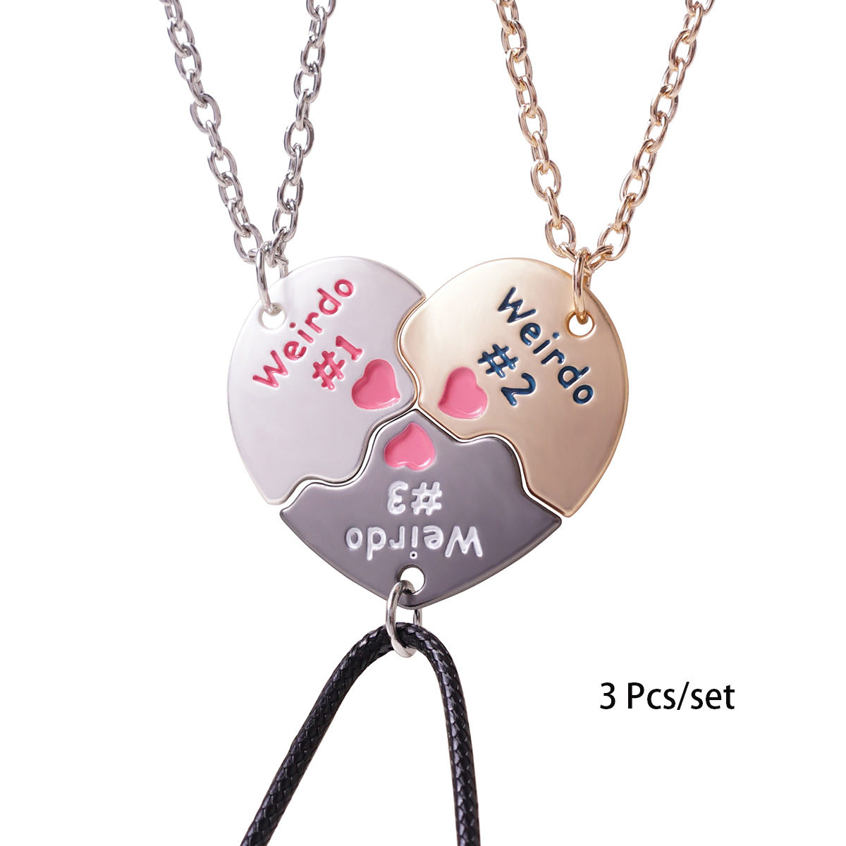 厂家供应儿童项链海豚滴油创意磁铁拼接爱心项链 拼接爱心礼物