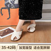Summer 2025 Large Size Versatile Round-Toe Hollow Soft-Soled Backless Mules Flat Slip-On Loafers