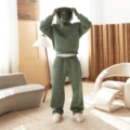 Green suit