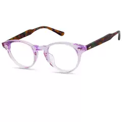 New trend oval frame transparent glasses frame degree can be equipped with optical glasses