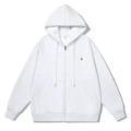 Zipper white with red label