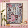 New Ins Style Jacquard Thread Blanket Thickeneded Encrypted Soft Casual Sofa Cover Blanket Tapestry Art Gift Blanket Factory