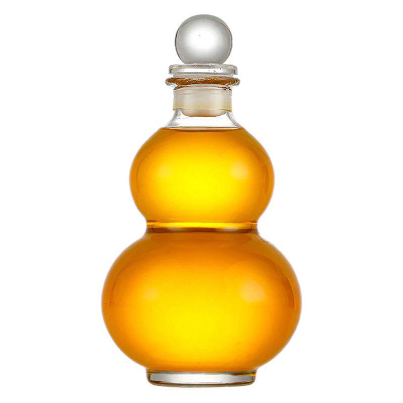 Ginseng fruit wine bottled milk tea cold extraction bottle sealed sparkling wine glass bottle net red gourd glass bottle
