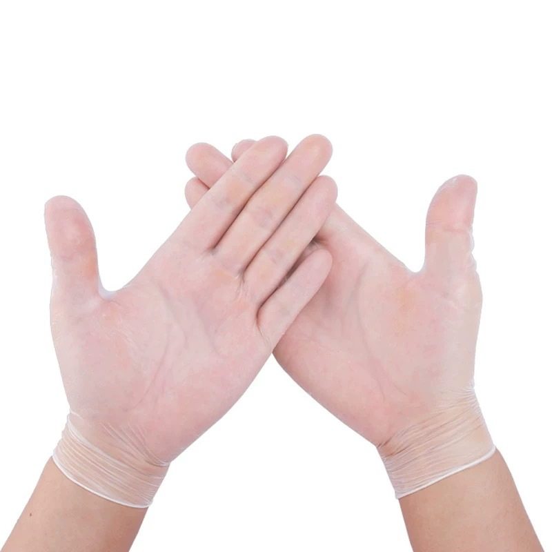 Pvc Disposable Gloves Plastic Transparent Housekeeping Cleaning Baked Food Grade Kitchen Beauty Laboratory 100 Pieces