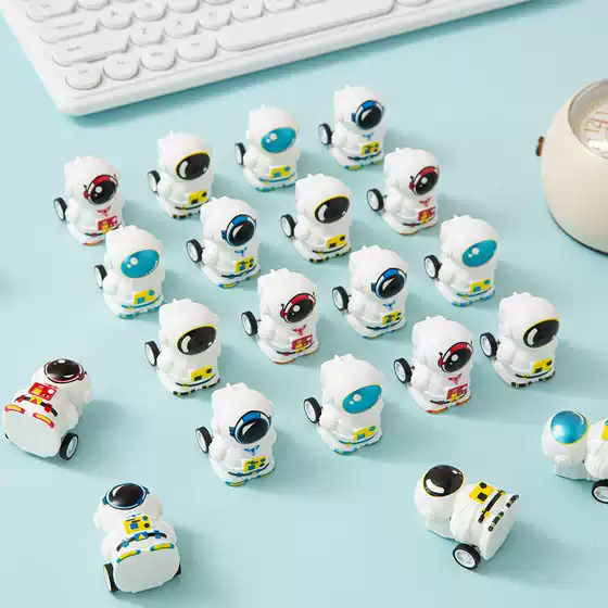 Three-dimensional astronaut astronaut mini Huili children's toy car boys and girls gift stall wholesale factory
