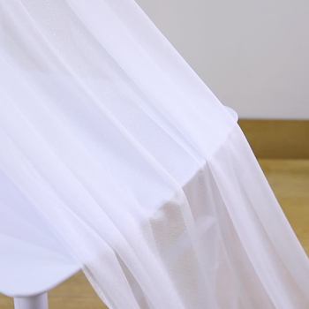 Amazon Pearl Chiffon Arch Curtain Veil Outdoor Wedding Arrangement Party Curtain Decoration Cross-Border Exclusive Supply