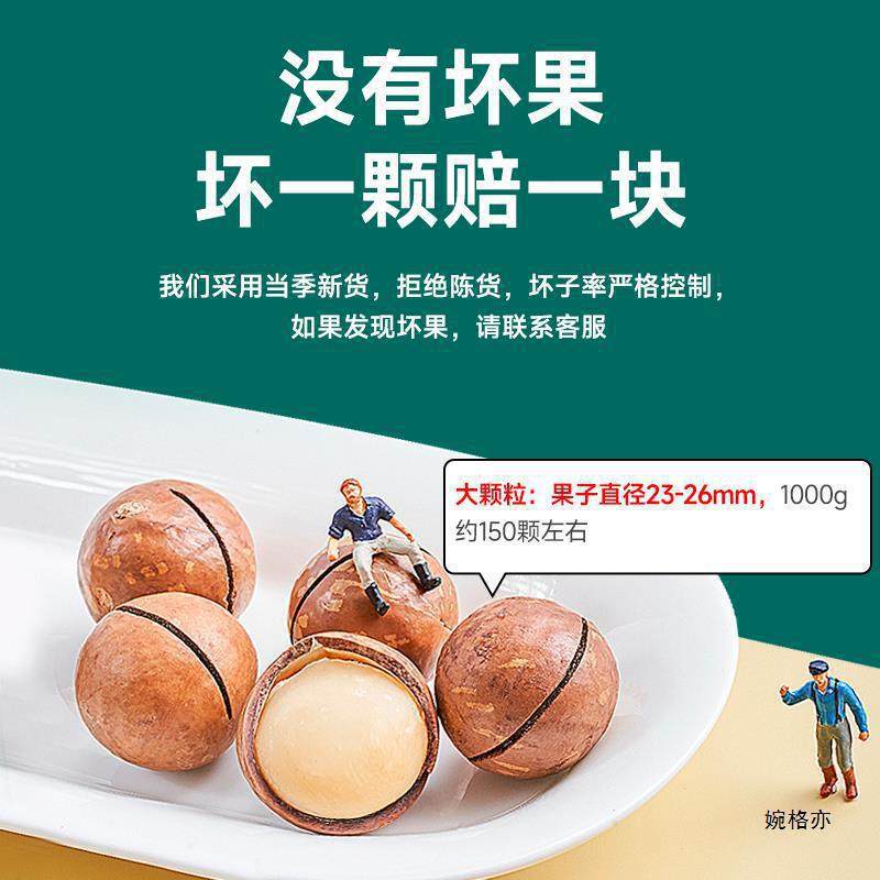 Macadamia Nuts Whole Box 5kg 5kg Nuts Wholesale Flagship Store Creamy Dried Fruit Snacks Original Flavor in Bulk