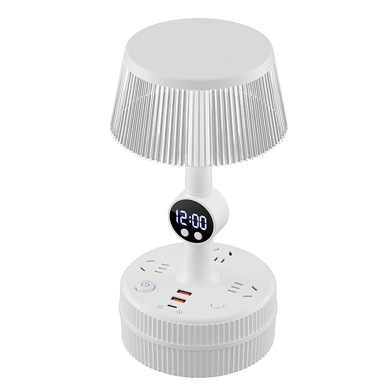 Intelligent voice control bedroom desk lamp bedside lamp plug-in desktop bedside table socket nightlight light luxury high sense