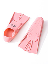 Silicone short footed webbed male adult children freestyle training butterfly breaststroke flip-flopper swimming snorkeling equipped female professional diving