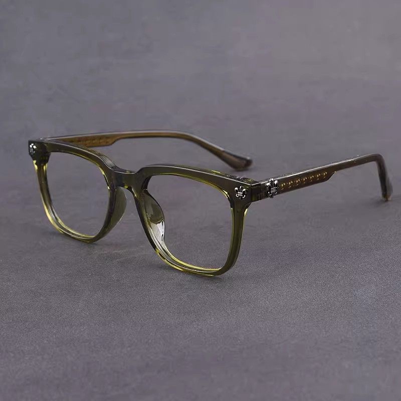 Korean Style Artistic All-match Glasses Frame Women's Internet Popular Big Face Retro Myopic Glasses Men's and Women's Handsome Black Frame Plain