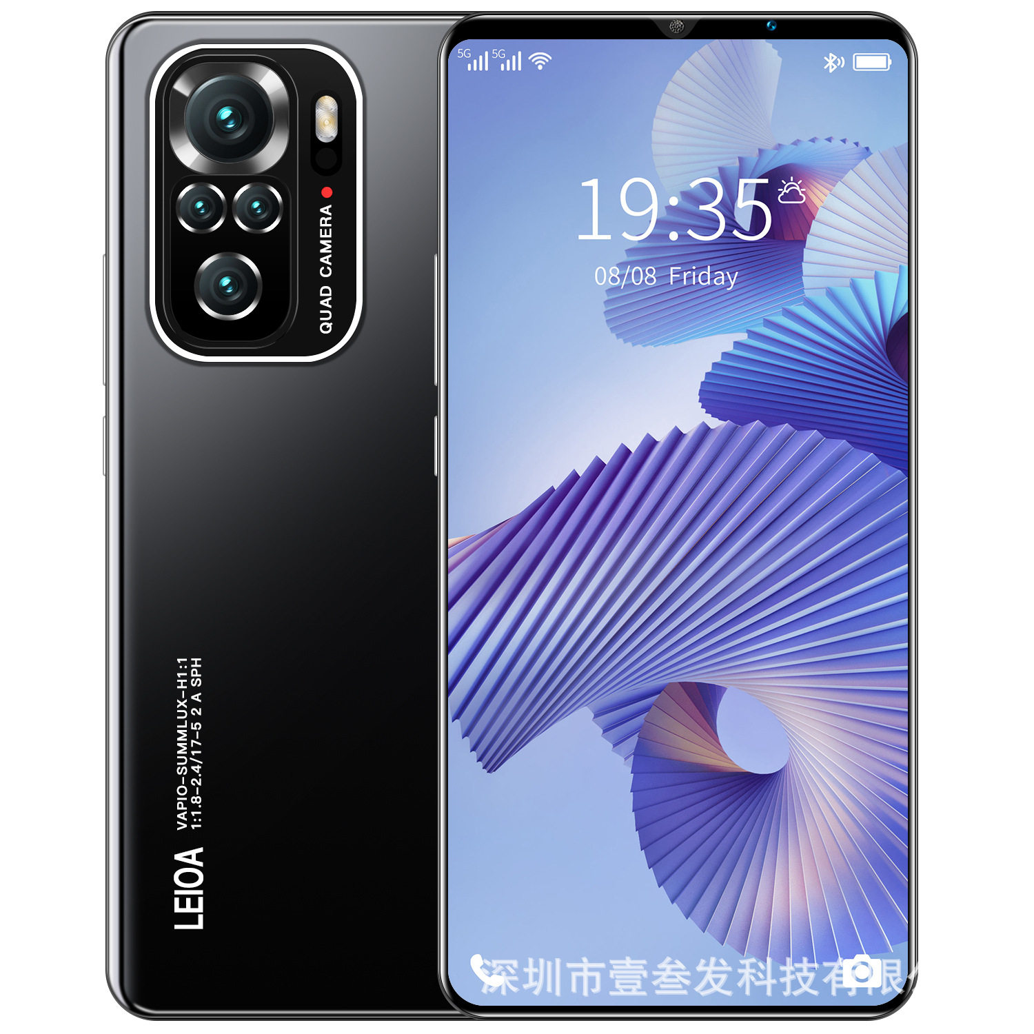 Note10pro(1+4G)新款爆款5.5英寸5G一体机跨境智能手机工厂低配机