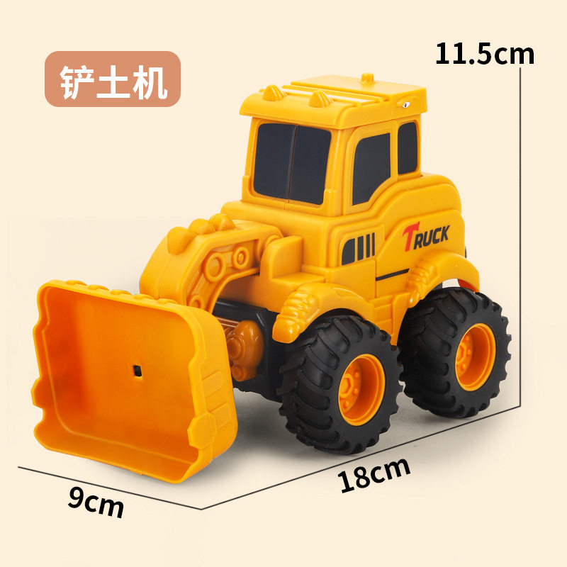 亏本清仓 儿童按压惯性车玩具车工程车挖掘机男孩推土机挖机车子