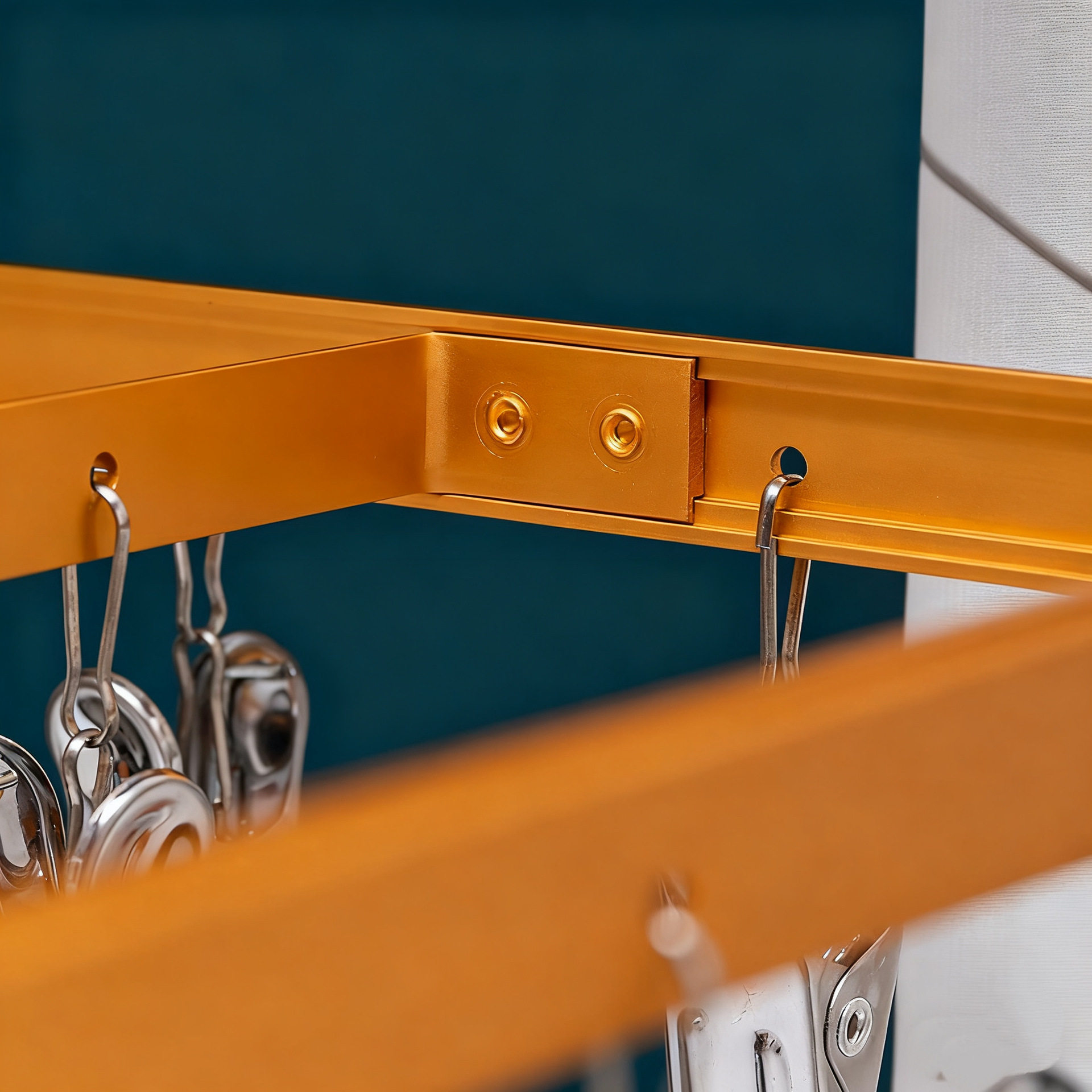 Aluminum Alloy Sock Rack Multi-Head Clothes Drying Rack Household Sock Drying Rack Multi-Clip Intimates Baby Baby Clothes Hanger