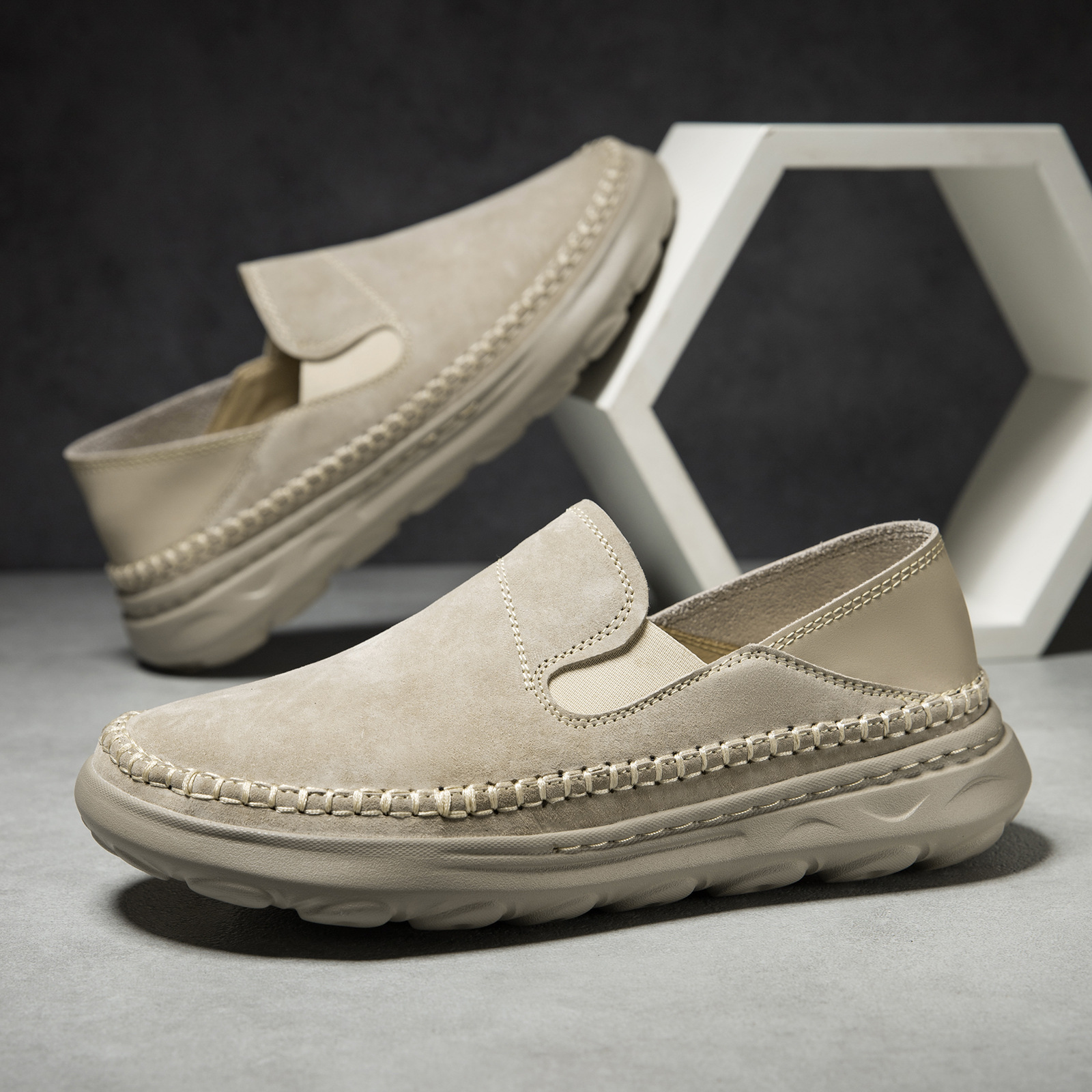 Giày Boot Martin Nam Chất Liệu Da Bò Big Size Ngoại Cỡ