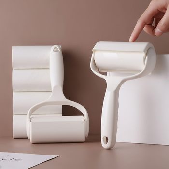Hair sticking device roller hair removal artifact roller brush roll paper tearing paper replacement hair removal curling clothes stick dust removal rolling D