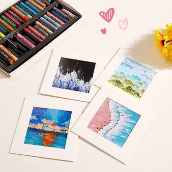 Oil painting stick special paper picture frame Square small photo frame cardboard with bracket oil painting stick painting storage book paper photo frame