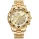 Cross-Border Popular Light Luxury High-End Business Gold Steel Band Men's Watch Quartz Watch Design Alloy Jewelry Wholesale