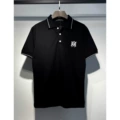 5128 embroidered polo black