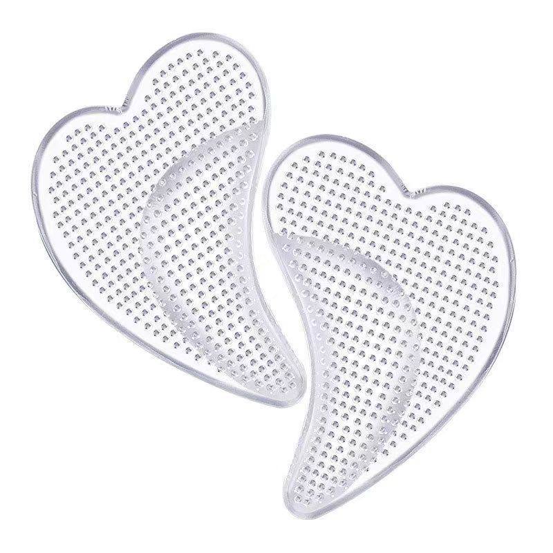 Wholesale Flat Foot Arch Insole Magnetic Insole Flat Foot Pad Silicone Soft and Comfortable Foot Arch Pad Shock Absorbing Half Size Pad