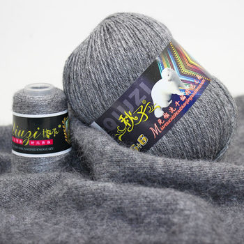 Mink Wool Thread Genuine Woven Hand-Knitted Fine Wool Mink Wool Thread Cashmere Thread Pure Mink Velvet Scarf Thread Wholesale