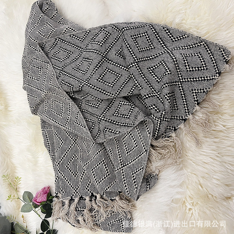 Southeast Asia Sofa Blanket Thickened Blanket Blanket Blanket Summer Knitted Blanket Office Nap Blanket Air Conditioning Blanket Blanket