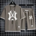Dark gray white label