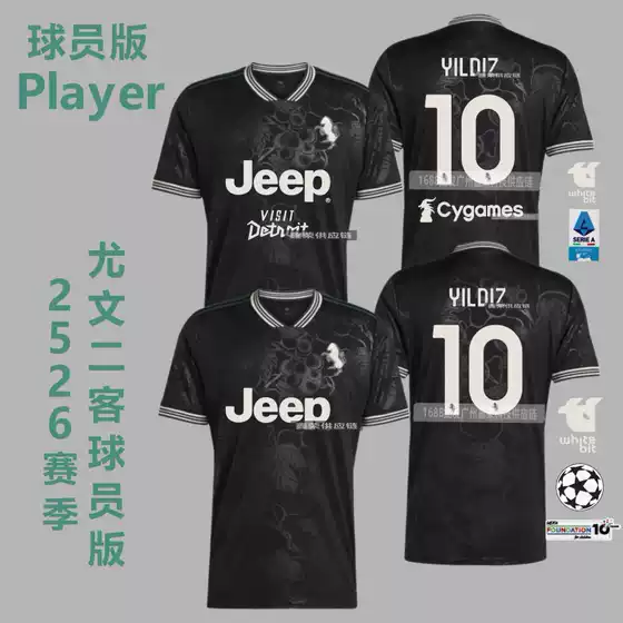 Juventus Jersey 2526 Season Second Away Player Version No. 10 Il Diz No. 27 Cambiasso