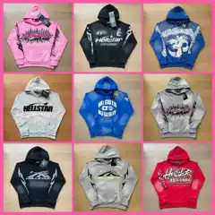 Cross-Border American Trendy Brand Hooded Loose Men's Sweatshirt Foreign Trade Street Casual Jacket Women's Hoodie Pants Suit Wholesale