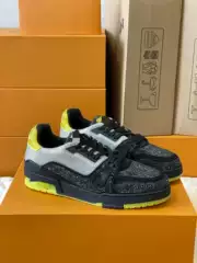 Donkey Trainer Hot Diamond Men's Shoes Black Pink Black Denim Versatile Gray Denim Black Warrior Casual Women's Sneakers