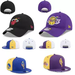 Cross-Border Foreign Trade Nba Lakers Heat Bulls Warriors Basketball Baseball Hat Embroidered Hip-Hop Flat-Brimmed Hat Sunshade