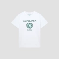 Casa badge pattern white