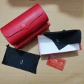 K54 kajia red handmade glasses case set
