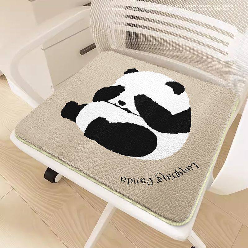 Cushion Chair Pad Plush Seat Cushion Autumn and Winter Thickened Warm Melard Student Office Long Sitting Stool Seat Cushion