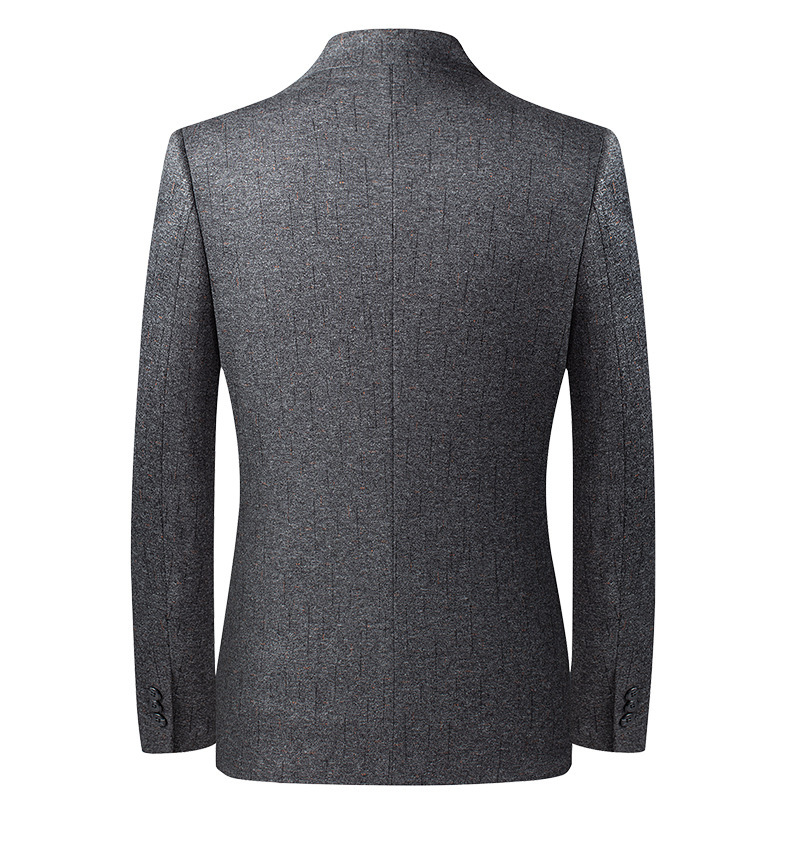 Áo vest nam cổ đứng dáng ôm phong cách thanh lịch — Màu xám