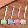 Wheat Straw Two-In-One Long-Handled Plastic Colander Filter Creative Tableware Hot Pot Scoop Household Kitchen Spoon