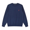 Round neck royal blue red label