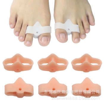 New Version Upgraded Double-Ring Hallux Valgus Overlapping Toe Separator Soft and Non-Constricting Sebs Toe Separator Toe Cover