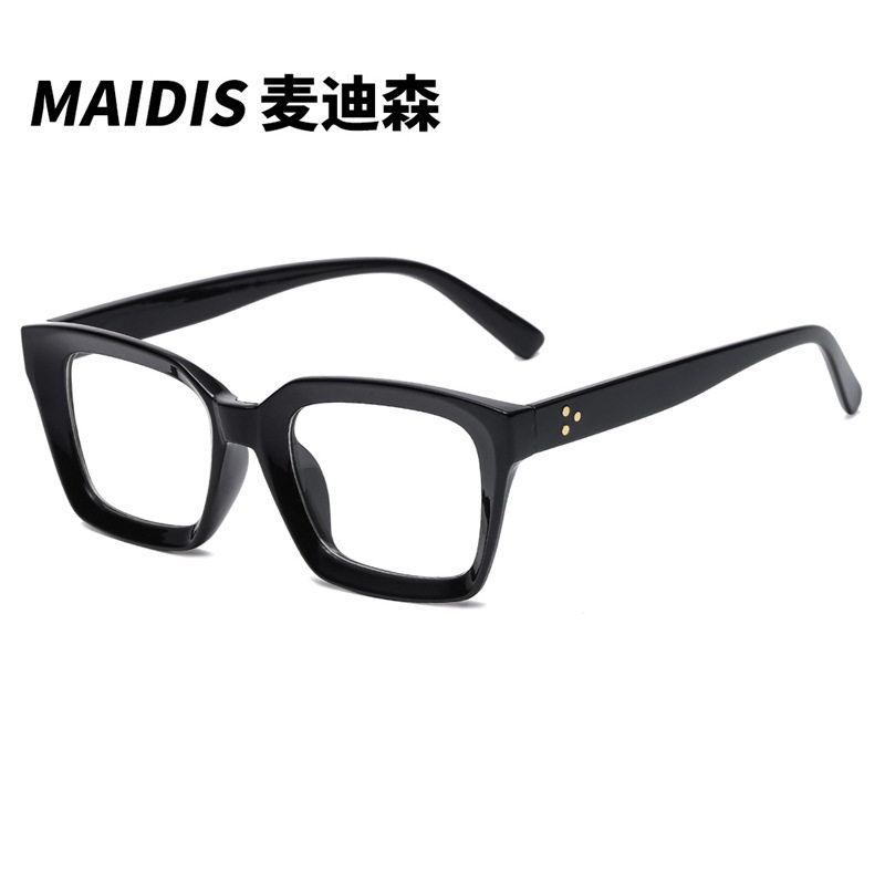 Jett 2461 glasses frame square plain glasses round face anti-blue glasses Amazon hot sale anti-blue light presbyopic