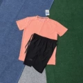 Crystal short sleeve orange+d218 black