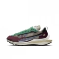 Sacai co-branded deconstructed waffle 3.0 wine red