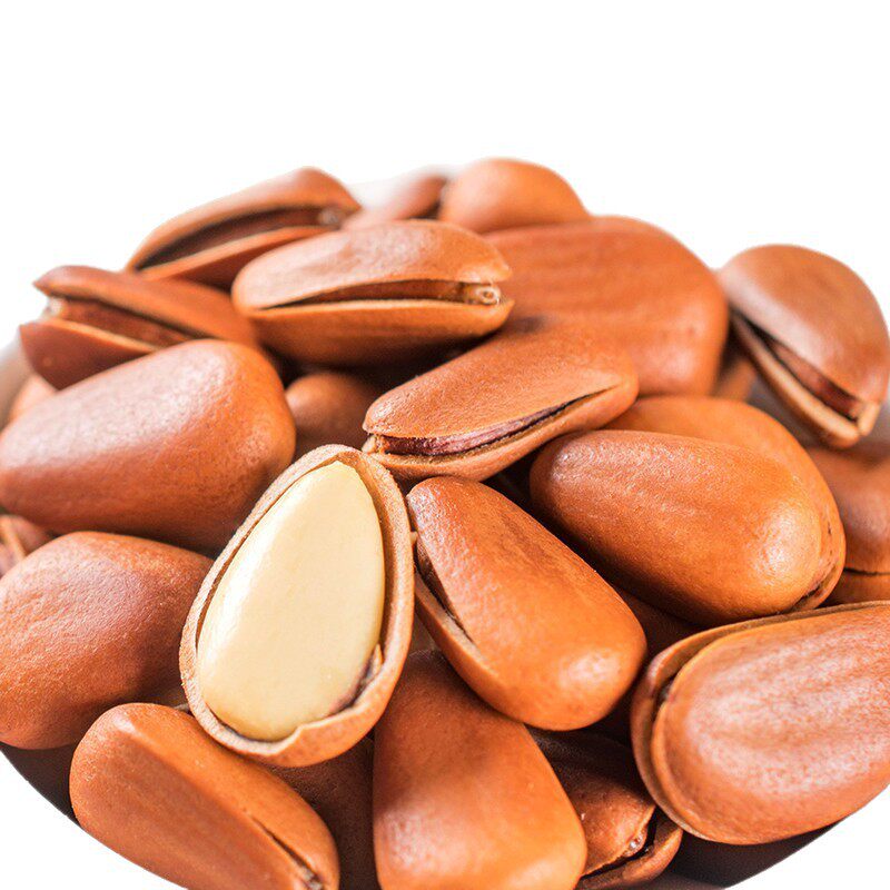 Wild Northeastern Pine Nuts with New Openings, Bulk Hand-Peeled Pine Nuts, New Year Specialty Snacks for Children